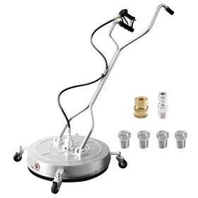 Rs-012 Raynel 24ftft Pressure Washer Surface Cleaner With 4 Wheels Dual Handle Stainless St