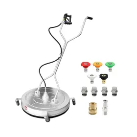 Rs-013 Raynel 30ftft Pressure Washer Surface Cleaner With 4 Wheels Dual Handle Sta Inch