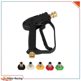 R18037ed203hare Redhare Short Pressure Washer Gun With M22-14mm Inlet Stubby High Handle
