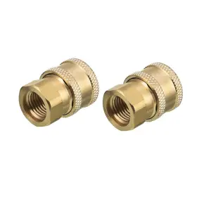 Ridge Washer 714453190330 Pressure Coupler Brass Fittings 1/4 Inch Quick Connect To Female Npt #2