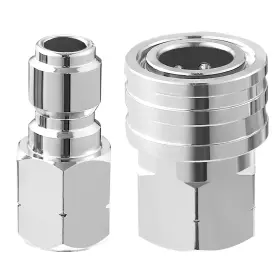 Ridge Washer 781509866747 Pressure Adapter Set 3/8 Inch Quick Connect Kit Stainle