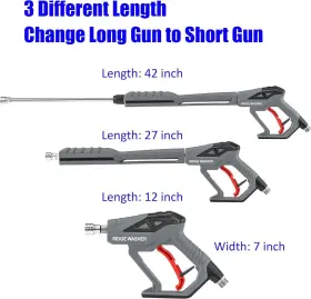 Plu-18 Ridge Washer Pressure Gun With Replacement Extension Wand High Power M22 #2