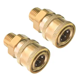 Plu-20 Ridge Washer Pressure Couplers Brass Fittings 1/4 Inch Quick Connect To Male Npt