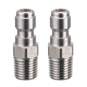 Plu-22 Ridge Washer Pressure Couplers 1/4 Quick Connect Plug Male Npt Fitting 5000 Psi