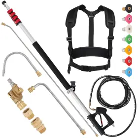 Plu-44 Ridge Washer 24 Ft Telescoping Pressure Wand Extensio
