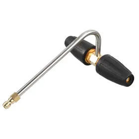 Ridge Washer Plu#7 Gutter Cleaner Attachment For Pressure With 2 Rotary Turbo Nozzle 1/
