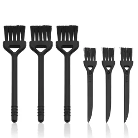 Rierdge Sdd23427bru-02 Keyboard Cleaning Brush 6 Pcs Plastic Handle Nylon Anti Static Black