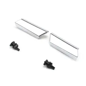 85208-30031 Rontcos 85207-30031 2pcs Headlight Washer Nozzle Cover 0.98 X 2.36 0.7 Inches Silver