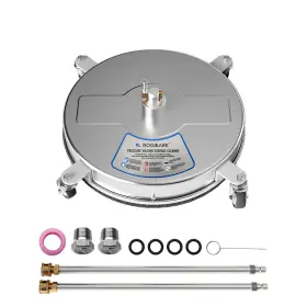 Bs16.5s Roomark 16.5 Inch 4000psi Pressure Washer Surface Cleaner 2 Extension Wand And 1/4 Connector