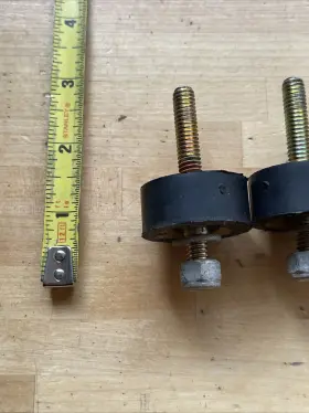 91834030 Rubber Mounts Set Of 4 Isolator Dampener Replaces Karcher Plus 2 Feet Bumpers #2