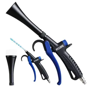 Ap-10-02 Rycubre Professional Tornado Car Cleaning Gun - High-pressure Air Blow Black