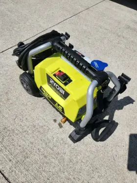 Ryobi-1900 Ryobi 046396033383 1900 Psi 1.2 Gpm Cold Water Wheeled Electric Pressure Washer For Parts Or