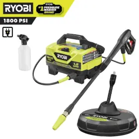 Ryobi 046396051530 1800 Psi 1.2 Gpm Cold Water Electric Pressure Washer With Surface Cleaner