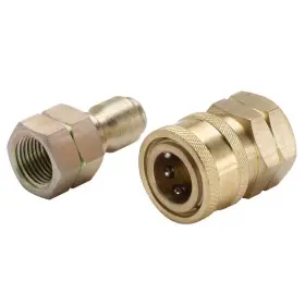 Ryobi 313042363300 3/8 Inch Male Quick-connect X Female Npt Kit For Most Gas And Electric Pressure W