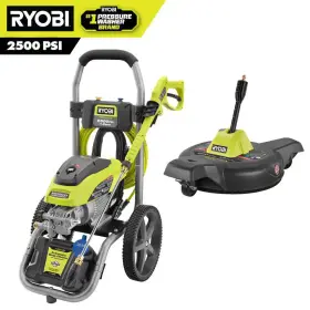Ryobi 313052087029 2500 Psi 1.2 Gpm Cold Water Electric Pressure Washer And 12 Inch Surface Cleaner Ryobi 313052087029 2500 Psi 1.2 Gpm Cold Water Electric Pressure Washer And 12 Inch Surface Cleaner
