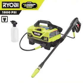 Ryobi 445009683602 1800 Psi 1.2 Gpm Cold Water Corded Electric Pressure Washer