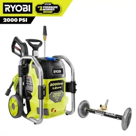 Ryobi 744759470652 2000 Psi 1.2 Gpm Cold Water Corded Electric Pressure Washer With Broom