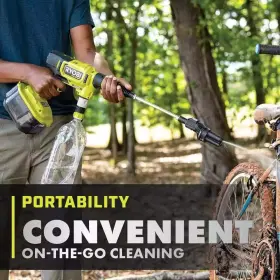 Ryobi 744759878281 Hp 18v Brushless Ezclean 600 Psi 0.7 Gpm Cordless Cold Water Cleaner #3