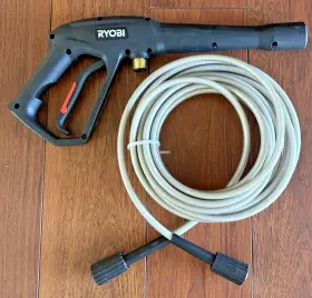 Rg23285n100149 Ryobi Genuine Oem Pressure Washer Gun And 1/4 X 25ft Hose 2000 Psi