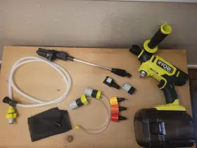 Ry124052k Ryobi 40v Hp Brushless Ezclean 600 Psi 0.7 Gpm Cold Water Electric Tool Only