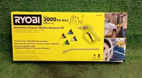 Ry31amk01 Ryobi Automotive Pressure Washer Accessory Kit Up To 3000psi Max - New