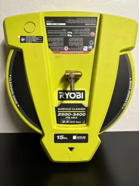 Ry31sc15vnm Ryobi 15 Inch 3400 Psi Gas Pressure Washer Surface Cleaner With Caster Wheels