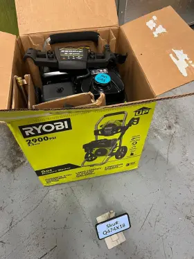 Ry802925 Ryobi 2900 Psi 2.5 Gpm Cold Water Gas Pressure Washer With 212cc Engine