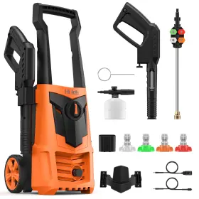 S2hj-hp01 Electric 3000 Psi Pressure Washer With 20 Ft Hose
