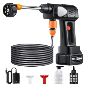 Cp91954-x62590 Sakerplus Portable Cordless Pressure Washer Electric 20000mah Battery