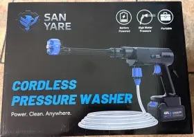 San Yare X0049rlio3 Cordless Portable Pressure Washer 48v Lightweight High Water