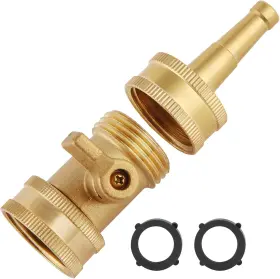 Sanpaint 605500321275 Jet Nozzle Power Washer For Garden Hose Heavy Duty Brass Jetnozzle With