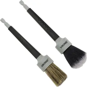 Schroeder & Tremayne Inc. 075182077584 Viking Drill Detail Brush Set Professional 2 Pack With Super Soft Bristles For