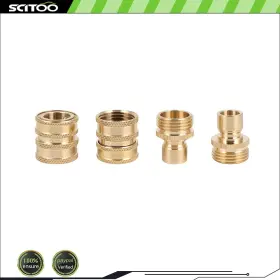 Cnb180fg193d38 Scitoo 3/4 Inch Garden Hose Quick Connect Water Solid Brass Female Male Connector Set New Cnb180fg193d38 Scitoo 3/4 Inch Garden Hose Quick Connect Water Solid Brass Female Male Connector Set New