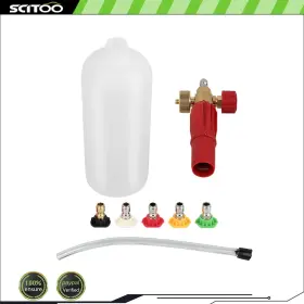 Cnb180fg217d19 Scitoo Heavy Duty Foam Cannon Professional Car Wash Pressure Washer 1/4 Inch 5 Nozzle Tips