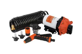 Seaflo 700425106744 55 Series Washdown Deck Wash Pump Kit 12v 60 Psi 5.5 Gpm For Rv Boat M