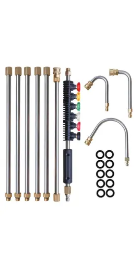 Gdt09 Sealegend Pressure Washer Extension Wand 8ft Gutter Cleaning Tools Attachment Power Wash