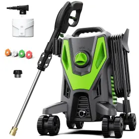 G5173-gr Sen-qii Electric Pressure Washer - 4500psi 3.0gpm Power 500ml Foam ... Fast Ship