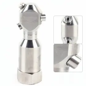 18250 Senderpick 1 Inch Continuous Rotating Tank Washing Spray Nozzle Stainless Steel Cleaning