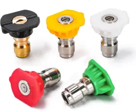 Sp04-n04-1n5 Seply Pressure Washer Nozzle Tips Set 1/4 Inch Quick Connect 4000 Psi 5-pack