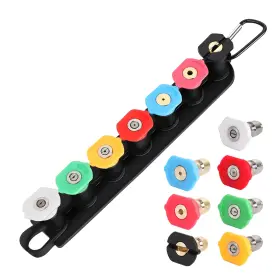 Sp04-n04-1n7 Seply Pressure Washer Tips Set Of 7 Nozzle With Holder