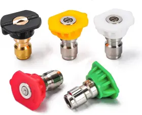 Sp04-n04-2n5 Seply Pressure Washer Nozzle Tips Set 5 Quick Connect 4000 Psi 1/4 Inch