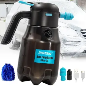 Fs-2l Sideking 0.5gal/2l Electric Foam Sprayer For Car Wash 60psi Powerful With 2 Nozzles