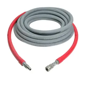 41192 Simpson R2 200-foot 1/2 Inch 10 000 Psi Wrapped Rubber High Pressure Hose With Qu
