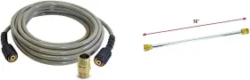 40224 Simpson 445038870837 Cleaning Morflex Series 3300 Psi 25-foot Pressure Washer Hose And