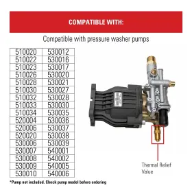 7101359 Simpson 636893406546 Cleaning Thermal Valve For Gas Powered Pressure Washer Pumps Gold #3