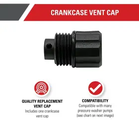 7111013 Simpson 636893407482 Cleaning Crankcase Vent Cap For Pressure Washer Pumps Black #2