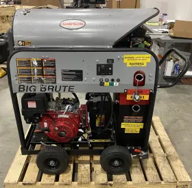 65106 Simpson 4000 Psi Big Brute Hot Water Direct Drive Gas Pressure Washer