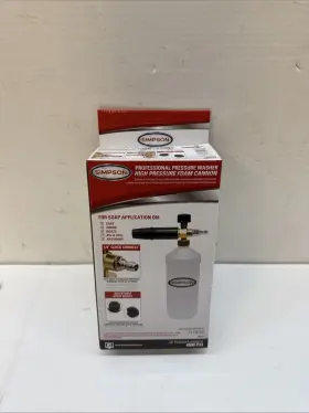 80271 Simpson Cleaning Pressure Washer Foam Cannon With 1/4 Inch Quick Connec