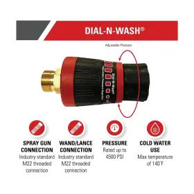 82232 Simpson Cleaning Dial-n-wash Adjustable Pressure Regulator For #2