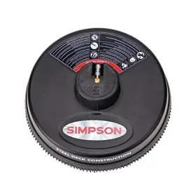 80165 Simpson 879399001772 Cleaning Universal 15 Inch Steel Pressure Washer Surface Cleaner Fo